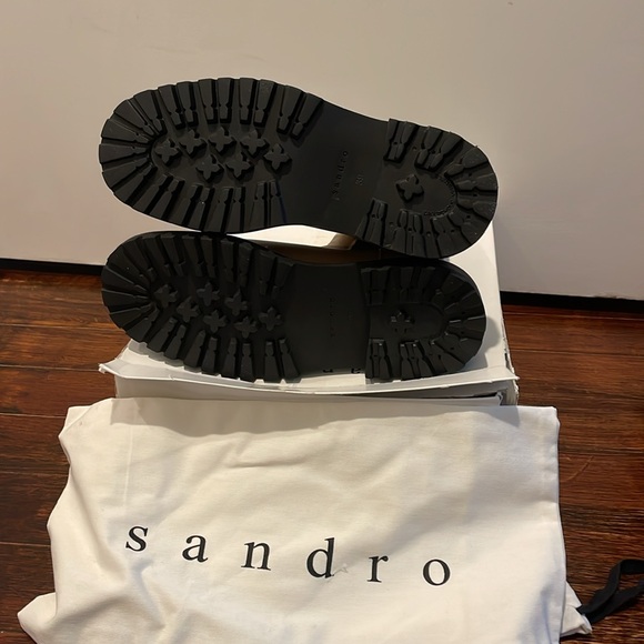 NWB Sandro Noha Leather Boots - Picture 3 of 7